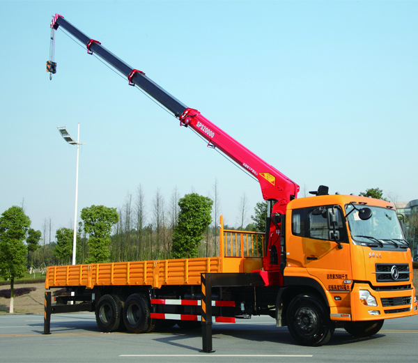 SANY Palfinger SINOTRUCK chassis 8 Ton Stiff Boom Cranes for Sale