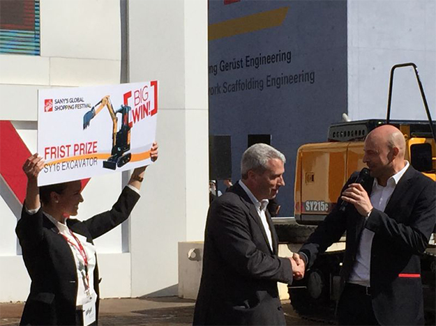 More Big Sany Prizes Waiting for You at BAUMA 2016