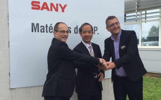 Sany inaugure un centre technique national en France
