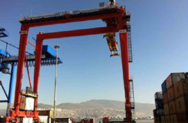Équipements de manutention SANY au port Izmir