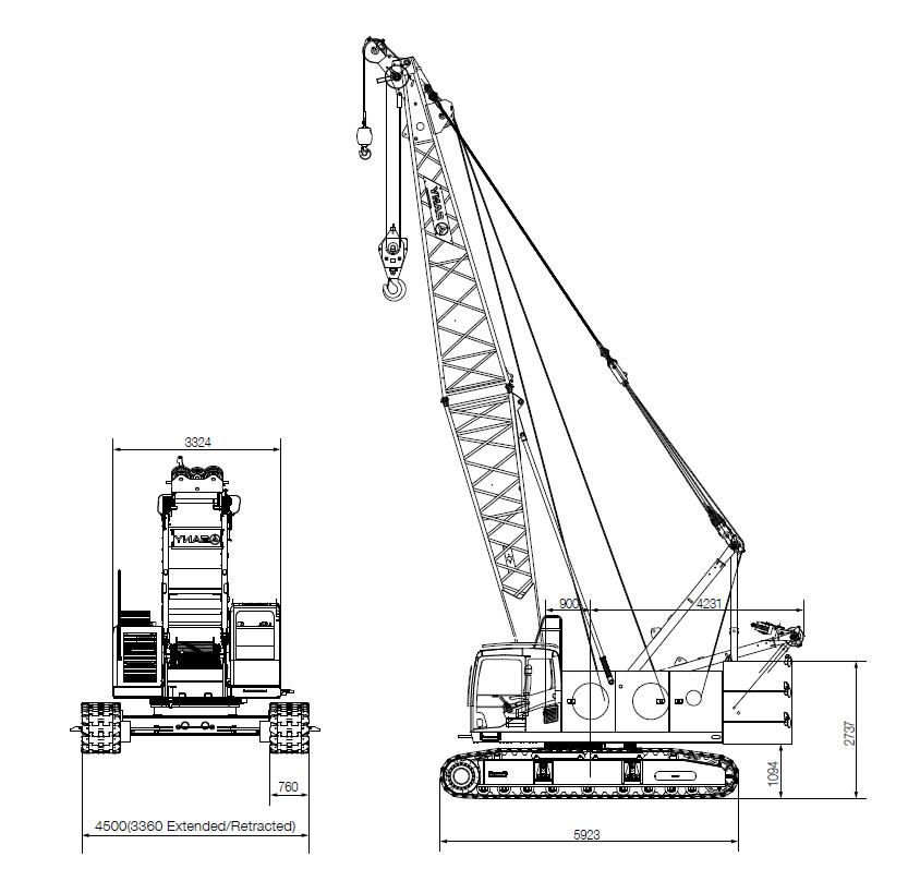 SANY Grue 550E