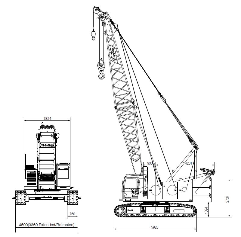 SANY Grue 600E