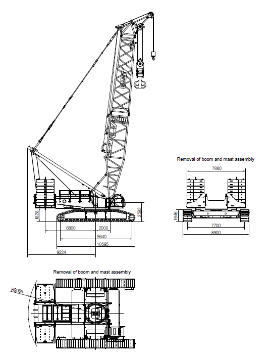 SANY Grue SCC5000A