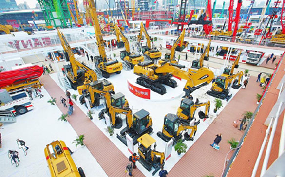 SANY launches Tier 4F excavators for Europe at Bauma China 2016