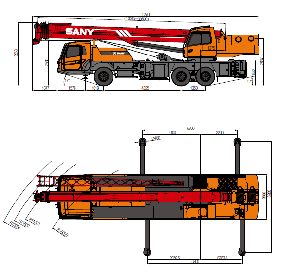 SANY Grue STC250H