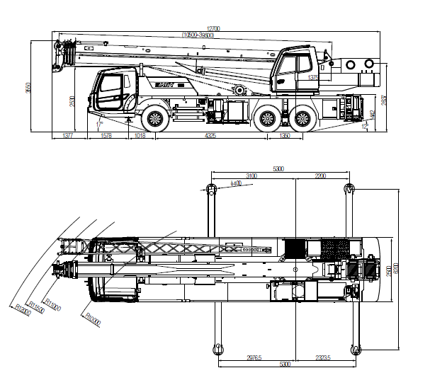 SANY Grue STC300B