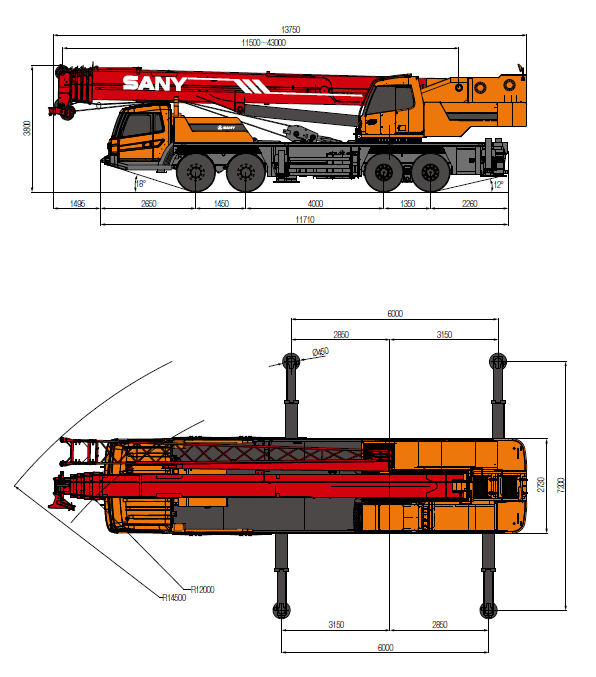 SANY Grue STC500