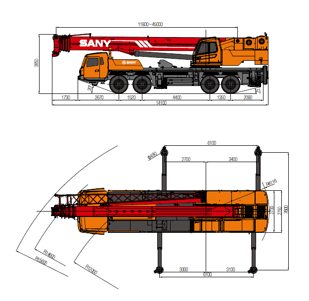 SANY Grue STC750