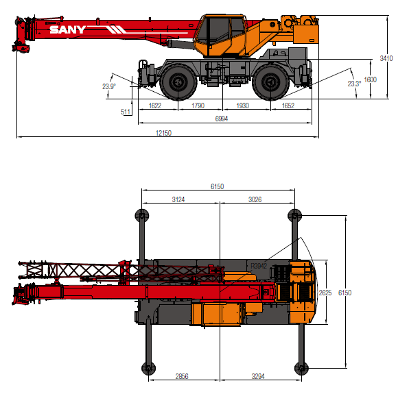 SANY Grue SRC350