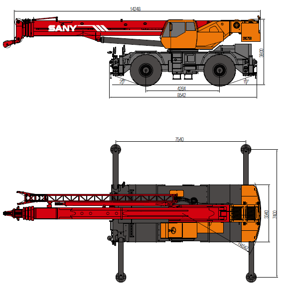 SANY Grue SRC750