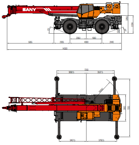 SANY Grue SRC550H