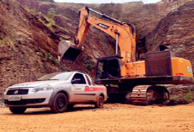 Excavadora Sany de 70t trabajando en Brasil