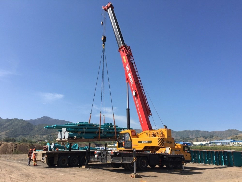 SANY dans le projet ferroviaire Addis-Abeba-Djibouti