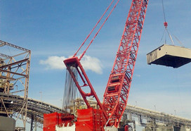 Grúa Estructural de SANY en el Puerto de Cartagena, Colombia