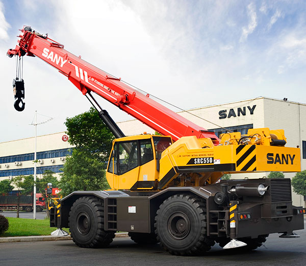 SANY grue terrain difficile