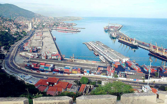 Equipos de Sany utilizados para la construcción de puertos en