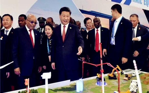 Presidente chino Xi Jinping presenta el proyecto eólico SANY a líderes africanos