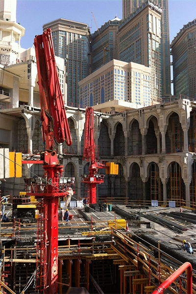 شاركت آلات الخرسانة ساني في بناء توسيع مسجد بالسعودية.jpg
