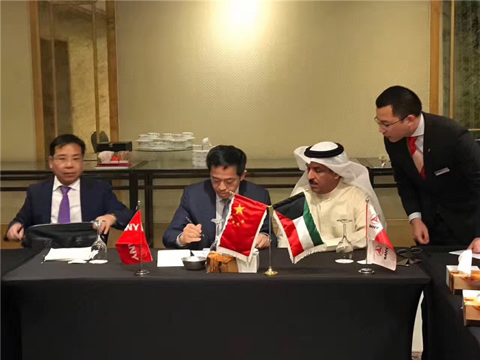 SANY signs a big order of 86 million USD with Kuwait