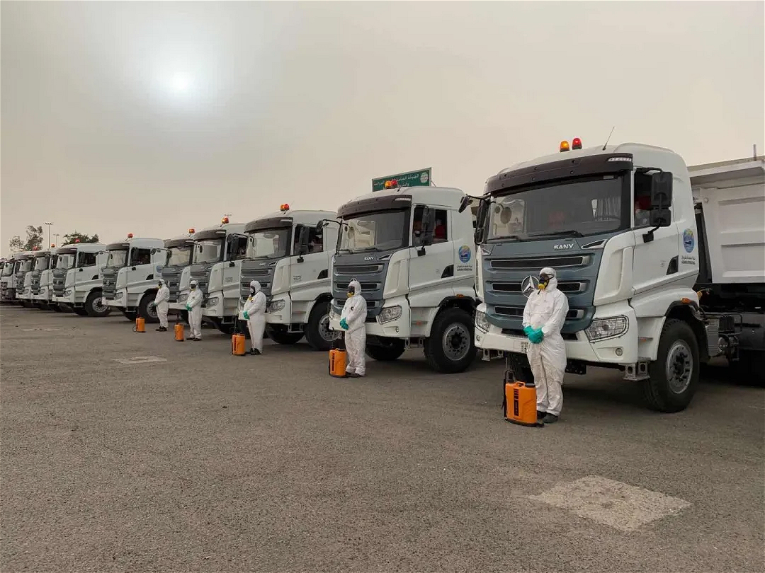Sany Heavy trucks are highly praised in Kuwait.