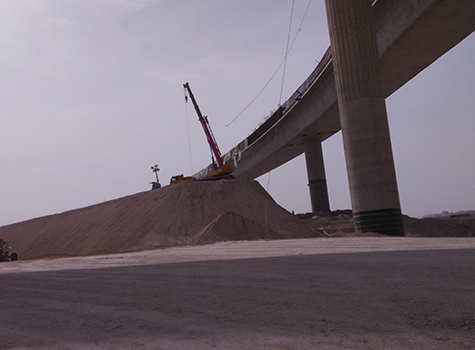 رافعات ساني شاركت في بناء ممرات عالية السرعة في شرق قطر.jpg
